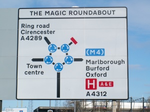 The Magic Roundabout in Swindon
