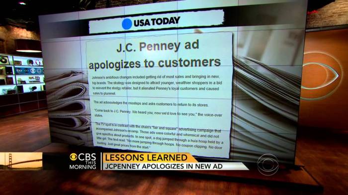 JC Penney apology